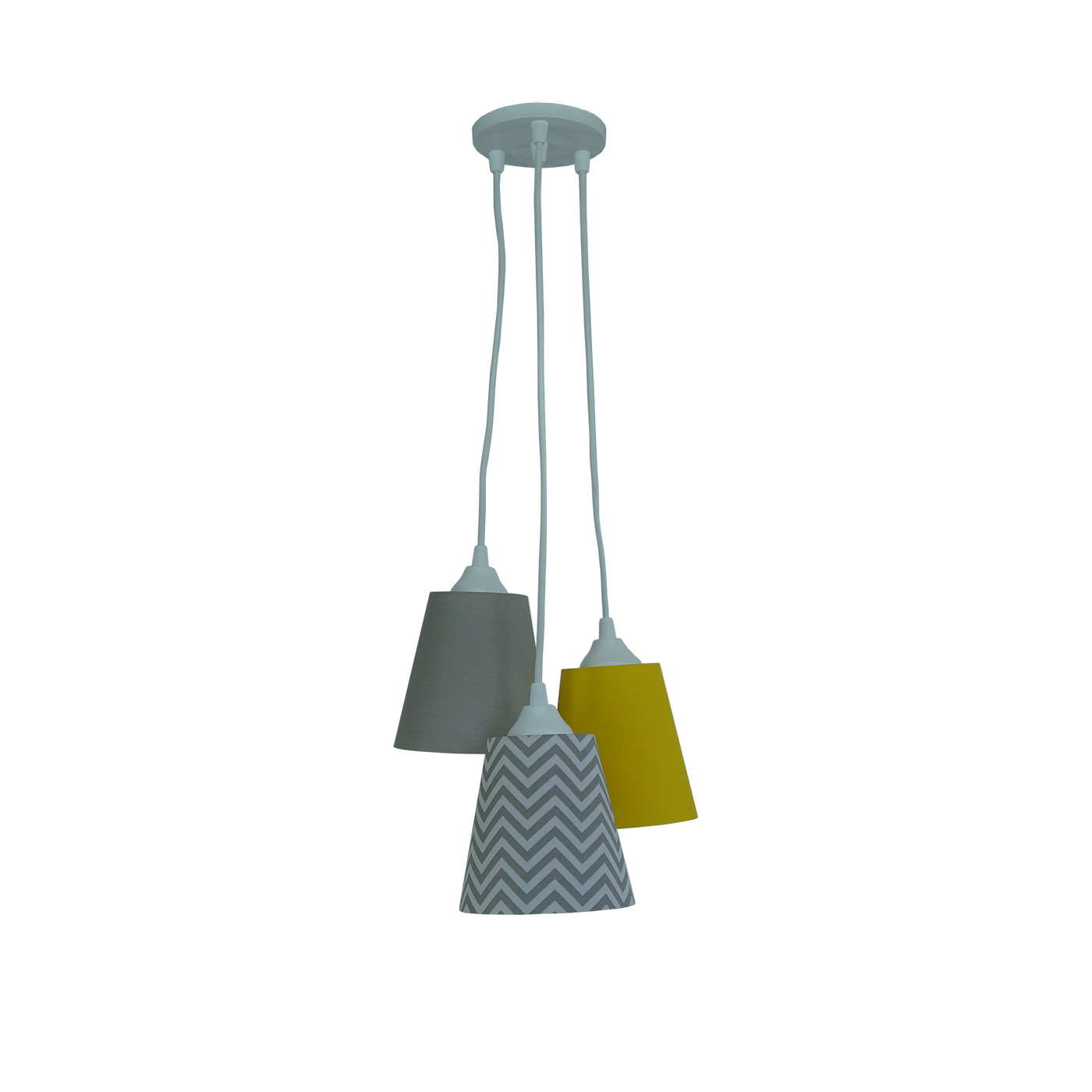 Lustre Pendente Cacho Quarto de Bebê Chevron