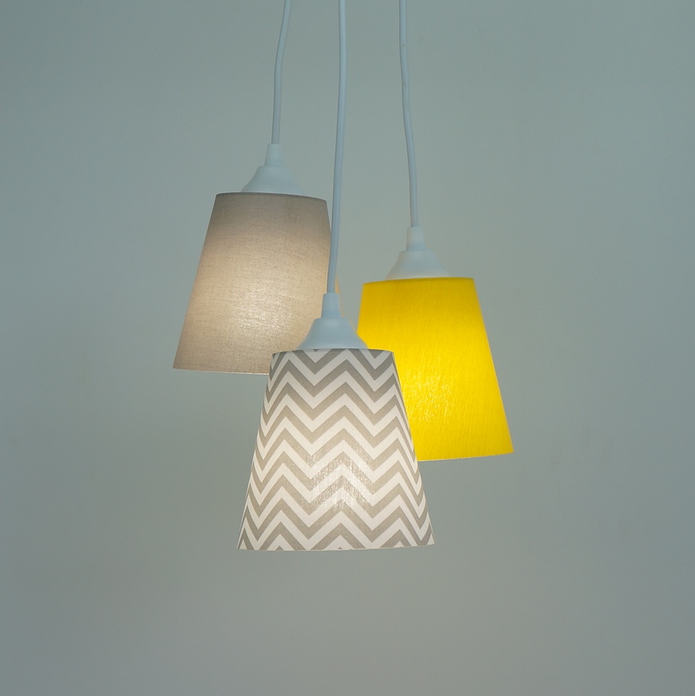Lustre Pendente Cacho Quarto de Bebê Chevron