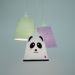 Lustre Pendente Cacho Quarto de Bebê Panda