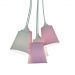 Lustre Pendente Candy Arabescos Rosa e Branco