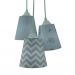 Lustre Pendente Carneirinhos Cinza e Branco