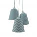 Lustre Pendente Carneirinhos Cinza e Branco
