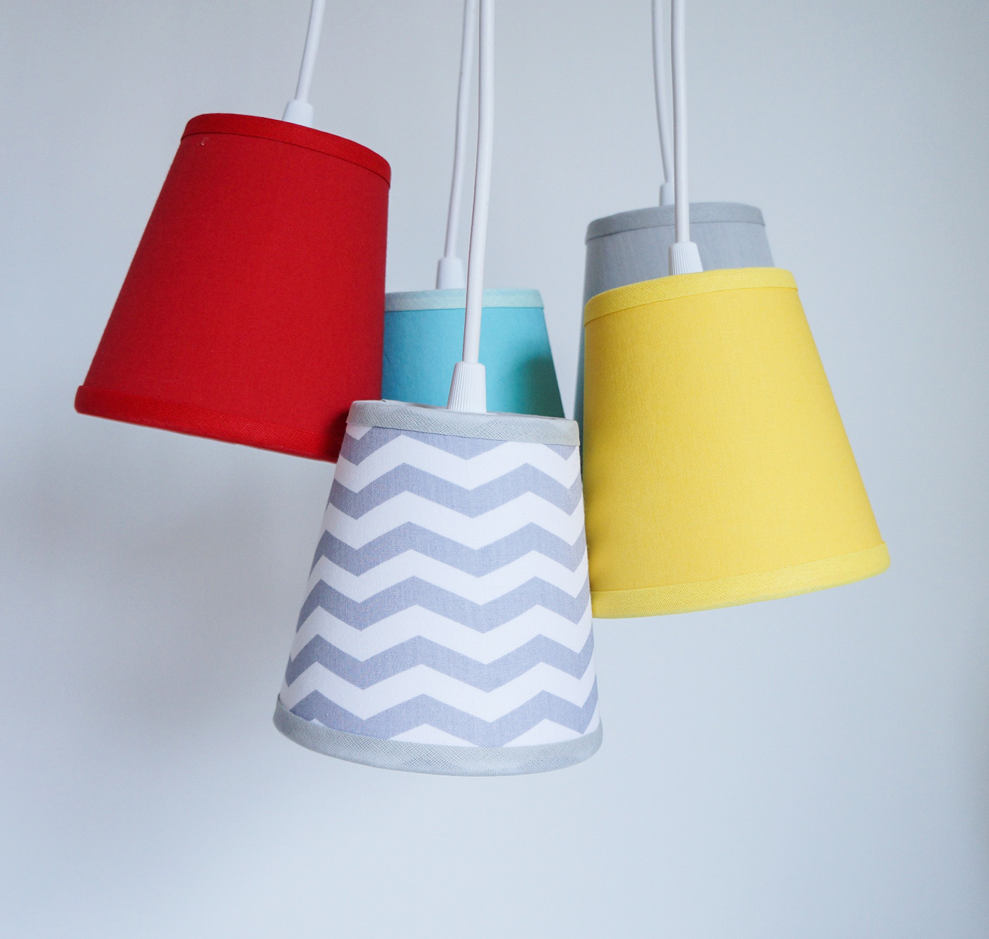 Lustre Pendente Chevron Colors