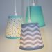 Lustre Pendente Crie Casa Cacho Chevron Multicolorido
