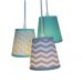 Lustre Pendente Crie Casa Cacho Chevron Multicolorido