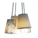 Lustre Pendente Floral Delicate Tons de Bege