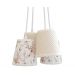 Lustre Pendente Floral Delicate Tons de Bege