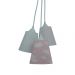 Lustre Pendente Infantil Nuvens Tons De Rosa E Branco