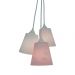 Lustre Pendente Infantil Nuvens Tons De Rosa E Branco