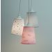 Lustre Pendente Infantil Nuvens Tons De Rosa E Cinza