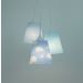 Lustre Pendente Infantil Nuvens Tons de Azul e Branco