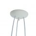 Lustre Pendente Luminária Azul Marinho e Branco com Pompom