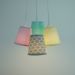 Lustre Pendente Luminária Bebê Cacho Colmeia