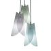 Lustre Pendente Luminária Cacho Cúpulas Modelo Envelope Tecidos Arabescos