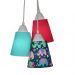Lustre Pendente Luminária Cacho Quarto de Bebê Elefantinho Coloridos