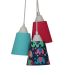 Lustre Pendente Luminária Cacho Quarto de Bebê Elefantinho Coloridos