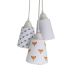Lustre Pendente Luminária Quarto Bebê Raposinha Tecidos Bivolt