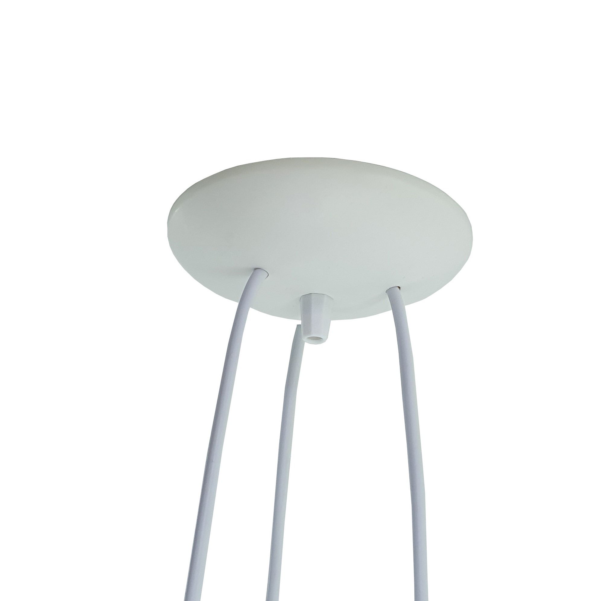 Lustre Pendente Luminária Quarto Bebê Tecidos Cacho Arco Íris