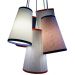 Lustre Pendente Marinheiro Cacho Azul Marinho e Vermelho