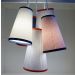 Lustre Pendente Marinheiro Cacho Azul Marinho e Vermelho