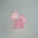 Lustre Pendente Menina Algodão Doce Rosa