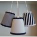 Lustre Pendente Menino Navy Azul e Branco