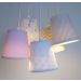 Lustre Pendente Mix Tecidos Bebê Menina