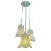 Lustre Pendente Paris Arabescos Branco, Bege e Amarelo