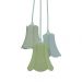 Lustre Pendente Paris Arabescos Branco, Bege e Amarelo