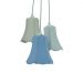 Lustre Pendente Paris Arabescos Branco, Bege e Azul
