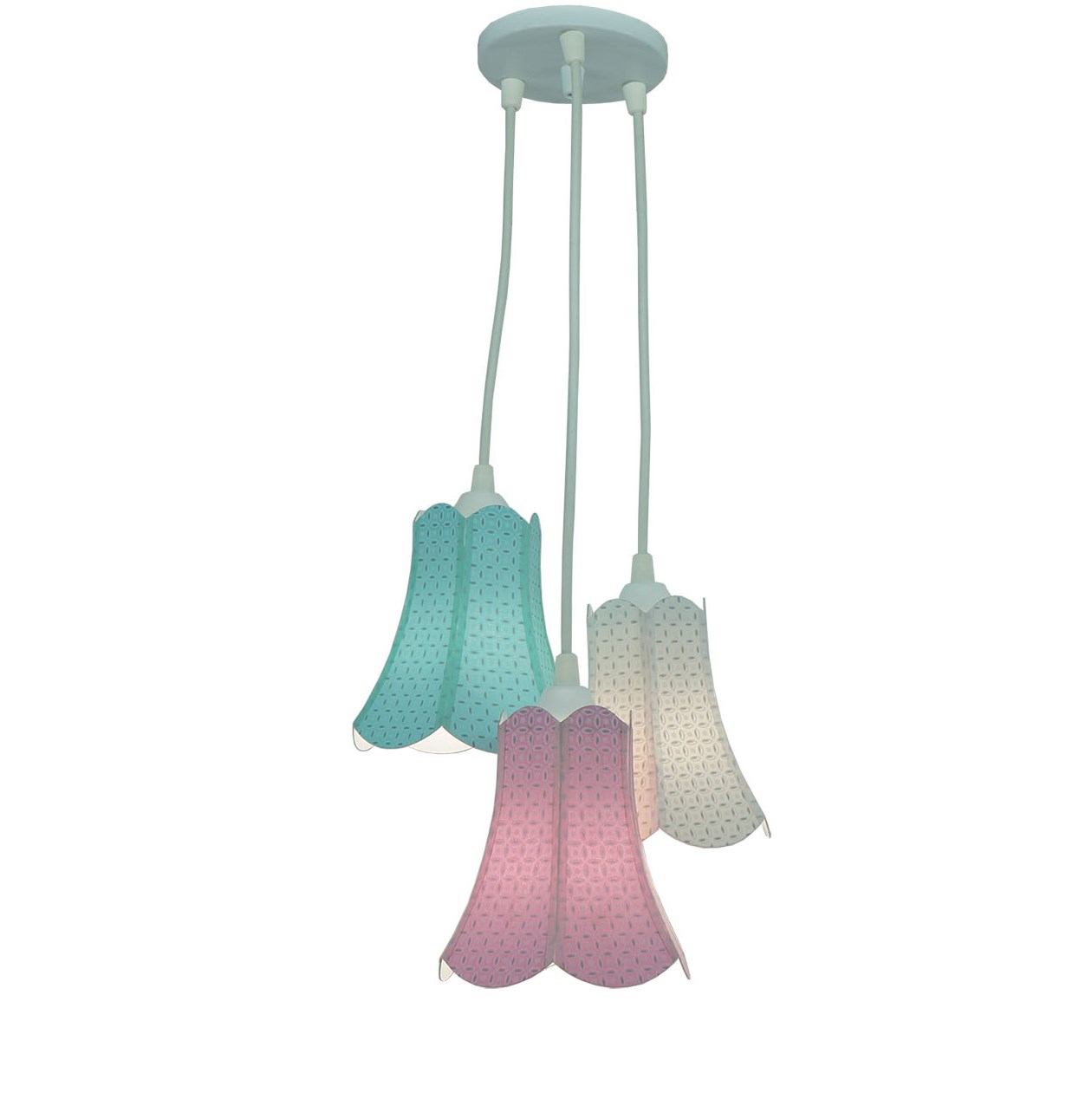 Lustre Pendente Paris Arabescos Candy Colors