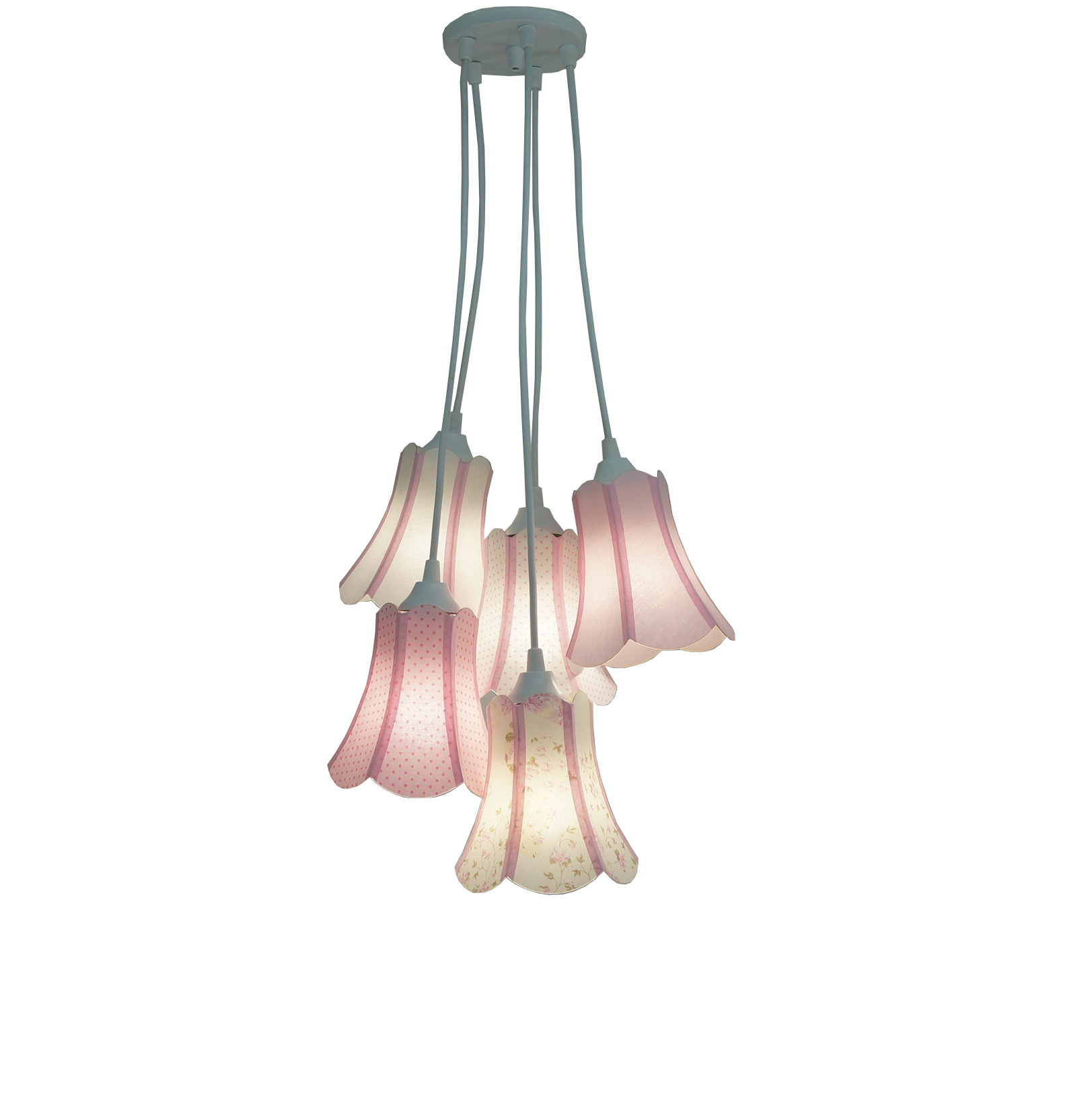 Lustre Pendente Paris Cacho Menina Tons de Rosa