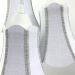 Lustre Pendente Paris Cacho Triplo Branco com Detalhes em Cinza