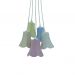 Lustre Pendente Paris Tecidos Arabescos Candy Colors