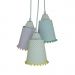 Lustre Pendente Pompom Candy Colors Infantil Arabescos Bivolt