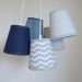 Lustre Pendente Quarto Bebê Menino Chevron