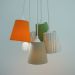 Lustre Pendente Quarto Bebê Zoo Bege, Laranja e Verde