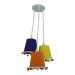 Lustre Pendente Quarto Infantil Pompons Coloridos
