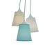 Lustre Pendente Quarto de Bebê Arabescos Verde, Bege e Branco