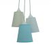 Lustre Pendente Quarto de Bebê Arabescos Verde, Bege e Branco