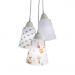 Lustre Pendente Quarto de Bebê Tecido Raposinha e Corações