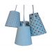 Lustre Pendente Tecido Anita Catita Tons de Azul