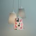 Lustre Pendente Tecido Girafinhas