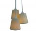 Lustre Pendente Trio Bege