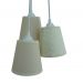 Lustre Pendente Trio Bege