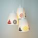 Lustre Pendente Triplo Baby Marinheiro