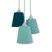 Lustre Pendente Triplo Chevron Crie Casa Verde