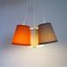 Lustre Pendente Triplo Zoo Laranja, Caqui e Bege