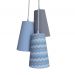 Pendente Chevron Bebê Cinza e Azul