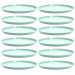 12 Bandejas Redondas 28cm Verde Menta Servir Doces Salgados Bubble Crippa Bar Restaurante